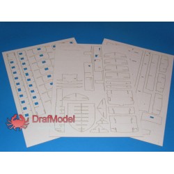 Western River - szkielet, detale, pokłady