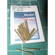 HMS Malaya Metalowe lufy 152mm (Fantom Model 7) HMS Malaya Metalowe lufy 152mm (Fantom Model 7)