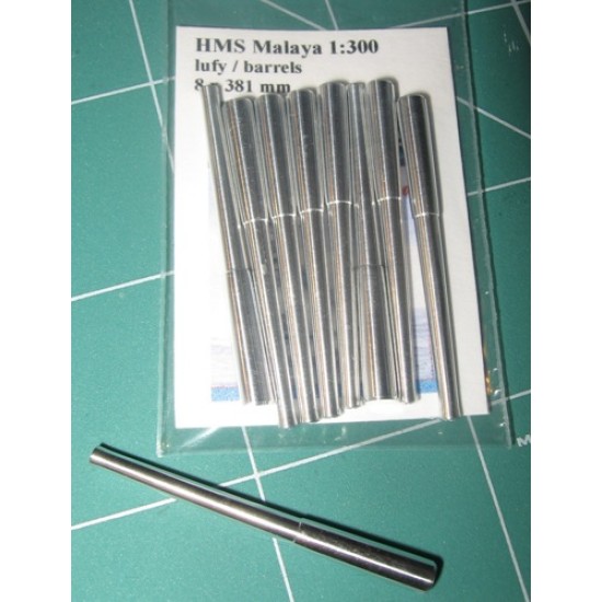 HMS Malaya Metalowe lufy 381mm (Fantom Model 6) HMS Malaya Metalowe lufy 381mm (Fantom Model 6)