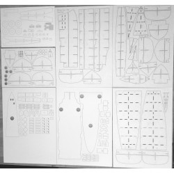 HMS Black Prince 1:200 - szkielet wycięty laserem HMS Black Prince 1:200 - szkielet wycięty laserem