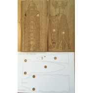 HMS Black Prince 1:300 drewniany pokład HMS Black Prince 1:300 drewniany pokład