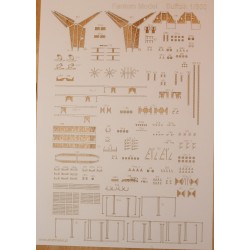 HMS Suffolk 1:300 - detale HMS Suffolk 1:300 - detale