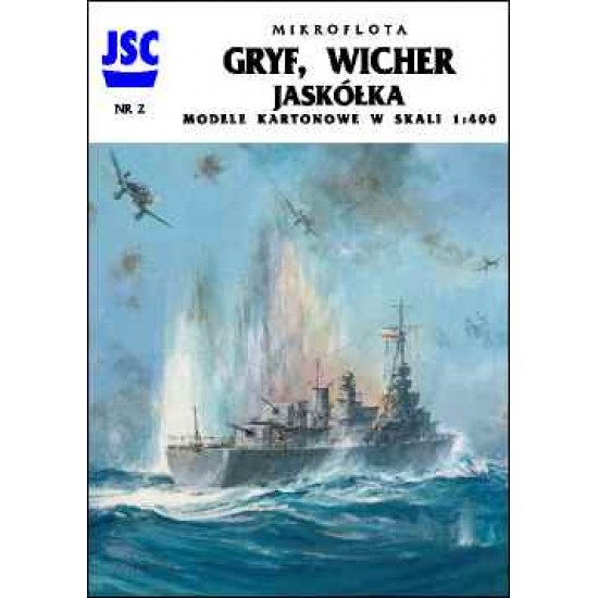 Polskie okręty GRYF, WICHER, JASKÓŁKA (JSC 002)