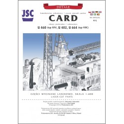 Detale laserowe do modeli CARD, U460, U402 i U664 (JSC 004-L) Detale laserowe do modeli CARD, U460, U402 i U664 (JSC 004-L)