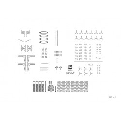 Detale laserowe do modeli CARD, U460, U402 i U664 (JSC 004-L) Detale laserowe do modeli CARD, U460, U402 i U664 (JSC 004-L)