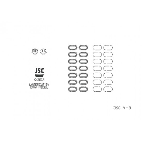 Detale laserowe do modeli CARD, U460, U402 i U664 (JSC 004-L)