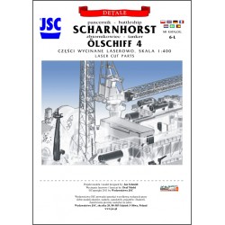 Detale laserowe do pancernika SCHARNHORST i zbiornikowca ÖLSCHIFF (JSC 006L)