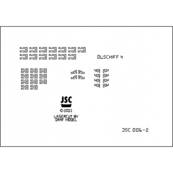 Detale laserowe do pancernika SCHARNHORST i zbiornikowca ÖLSCHIFF (JSC 006L)
