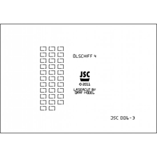 Detale laserowe do pancernika SCHARNHORST i zbiornikowca ÖLSCHIFF (JSC 006L)