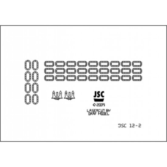 Detale laserowe do pancernika NORTH CAROLINA (JSC 012-L)