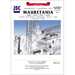 Detale laserowe do statku pasażerskiego MAURETANIA (JSC 021-L)