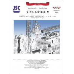 Detale laserowe do pancernika KING GEORG V (JSC 24-L)