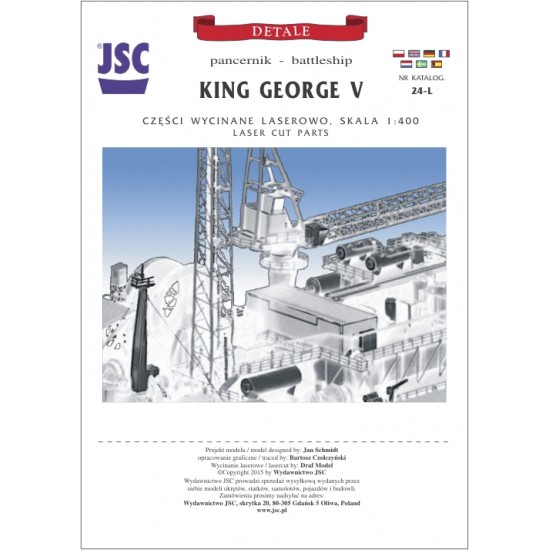 Detale laserowe do pancernika KING GEORG V (JSC 24-L) Detale laserowe do pancernika KING GEORG V (JSC 24-L)