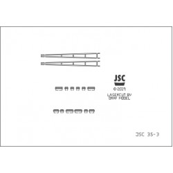 Detale laserowe do  modelu pancernika ADMIRAL GRAF SPEE (JSC 035L) Detale laserowe do  modelu pancernika ADMIRAL GRAF SPEE (JSC 035L)