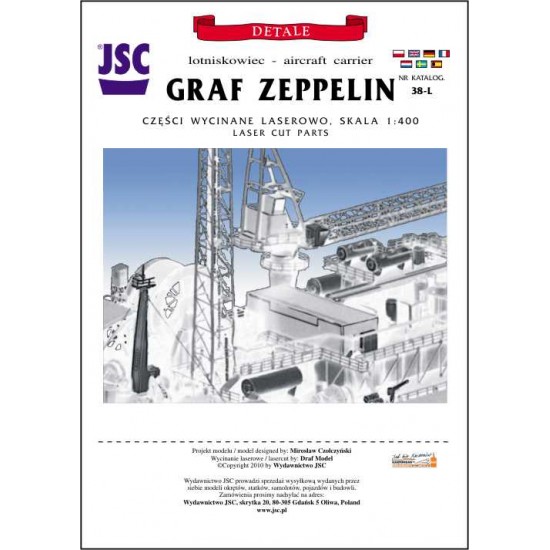 Detale laserowe do lotniskowca GRAF ZEPPELIN (JSC 038-L)