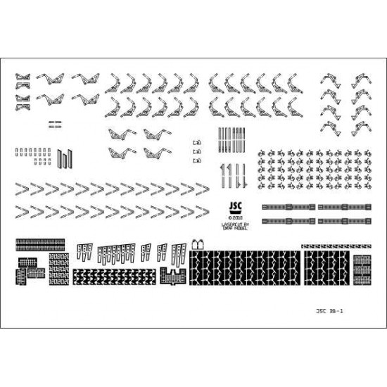 Detale laserowe do lotniskowca GRAF ZEPPELIN (JSC 038-L)