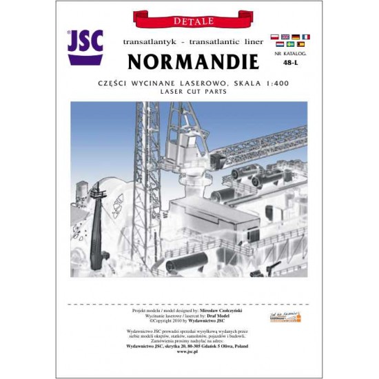 Detale laserowe do transatlantyka NORMANDIE (JSC 048-L)