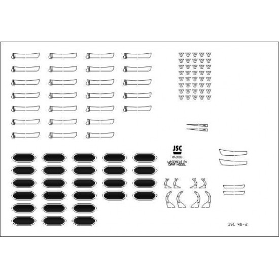 Detale laserowe do transatlantyka NORMANDIE (JSC 048-L)