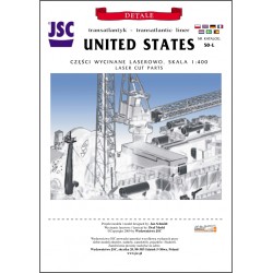 Detale laserowe do statku pasażerskiego UNITED STATES (JSC 050-L)
