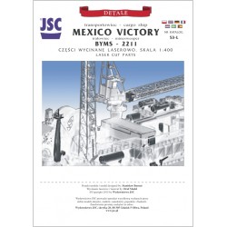 Detale laserowe do transportowca MEXICO VICTORY oraz trałowca BYMS (JSC 53-L)