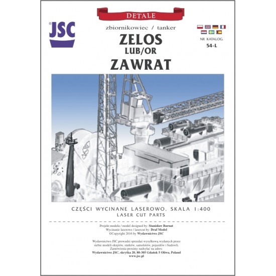 Detale laserowe do modelu ZELOS lub ZAWRAT (JSC 054L) Detale laserowe do modelu ZELOS lub ZAWRAT (JSC 054L)