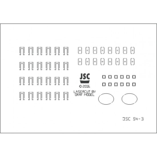 Detale laserowe do modelu ZELOS lub ZAWRAT (JSC 054L)