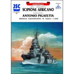 Włoski lekki krążownik SCIPIONE AFRICANO, niszczyciel ANTONIO PIGAFETTA (JSC 059)