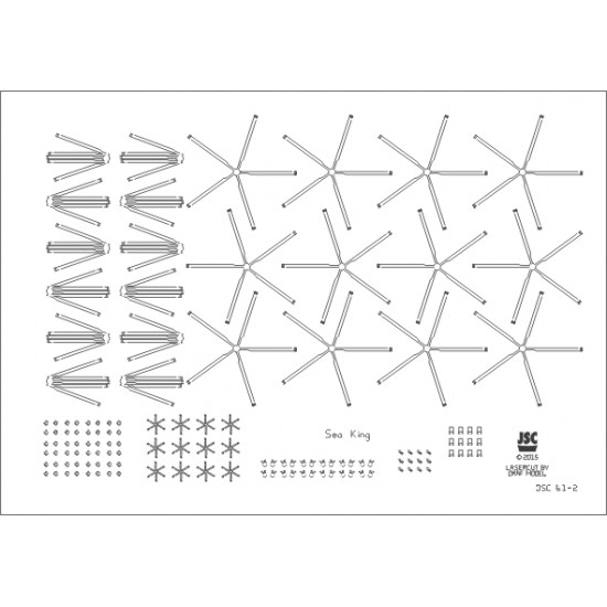 Detale laserowe do modelu lotniskowca INVINCIBLE (JSC 061L)