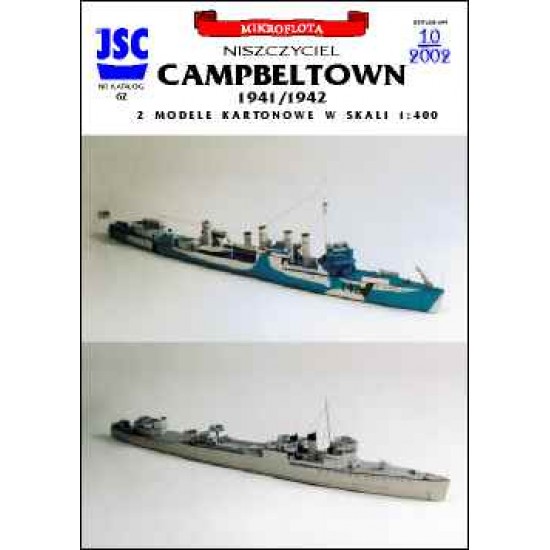 Brytyjski niszczyciel eskortowy CAMPBELTOWN (1941) i okręt - taran (1942) (JSC 062)