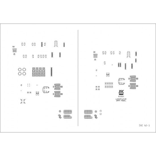 Detale laserowe do niszczyciela CAMPBELTOWN (JSC 62-L)