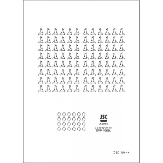 Detale laserowe do  modelu transatlantyka QUEEN MARY (JSC 064L)