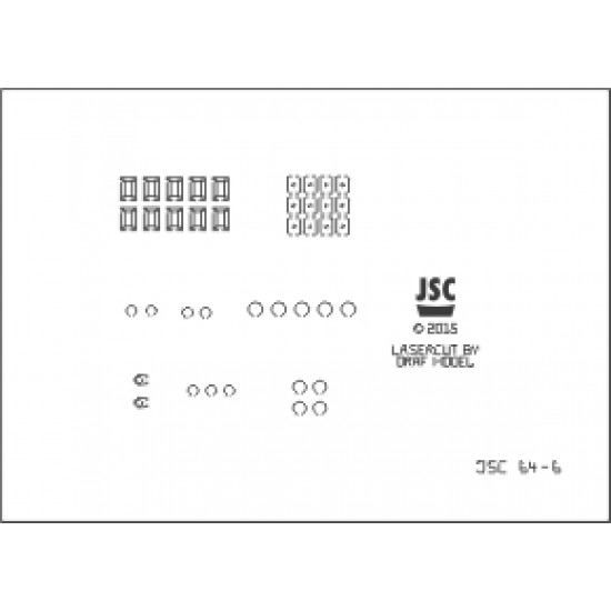 Detale laserowe do  modelu transatlantyka QUEEN MARY (JSC 064L)