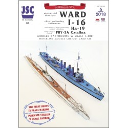 Diorama: niszczyciel WARD, okręt podwodny I-16 (JSC 066)