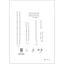 Części wycinane laserowo do modelu lotniskowca ZUIHO (JSC 076-L)