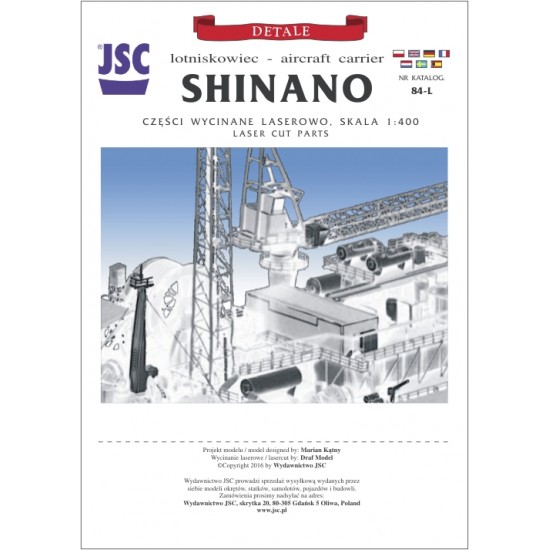 Detale laserowe do lotniskowca SHINANO (JSC 084L)