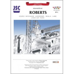 Detale laserowe do  modelu monitora ROBERTS (JSC 087-L)