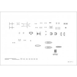 Detale laserowe do  modelu monitora ROBERTS (JSC 087-L)