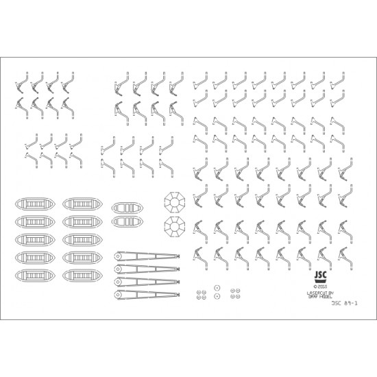 Detale laserowe do  transatlantyku STEFAN BATORY (JSC 089-L)