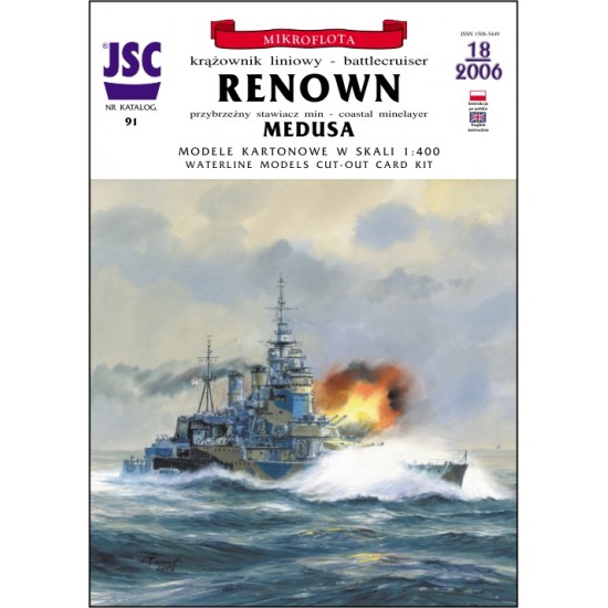 Brytyjski krążownik liniowy RENOWN (JSC 091) Brytyjski krążownik liniowy RENOWN (JSC 091)