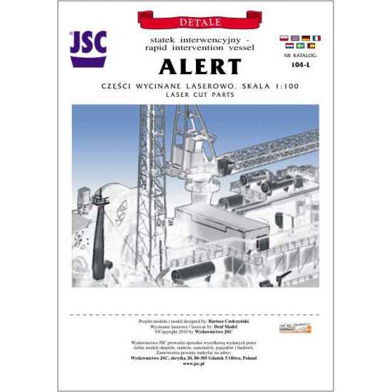 Detale laserowe do statku interwencyjnego ALERT (JSC 104-L)