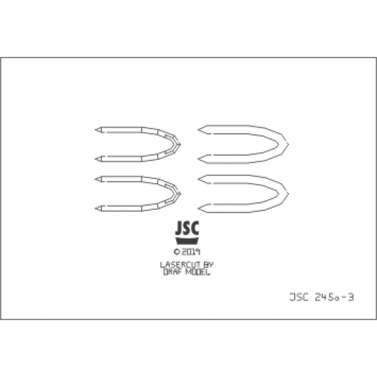 Detale laserowe do indonezyjskiej korwety HASANUDDIN (JSC 245a-L)