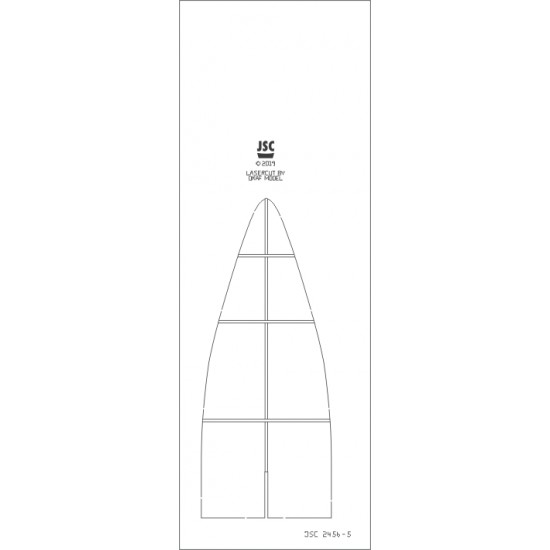 Szkielet wycięty laserem do korwety HASANUDDIN (JSC 245b-L)