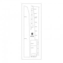 Szkielet wycięty laserem do holownika Zwarte Zee (JSC 247b-L) Szkielet wycięty laserem do holownika Zwarte Zee (JSC 247b-L)