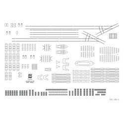 Części wycinane laserowo do modelu KÖNIG (JSC 252-L)