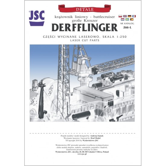 Detale laserowe do S.M.S. DERFFLINGER (JSC 266L) Detale laserowe do S.M.S. DERFFLINGER (JSC 266L)