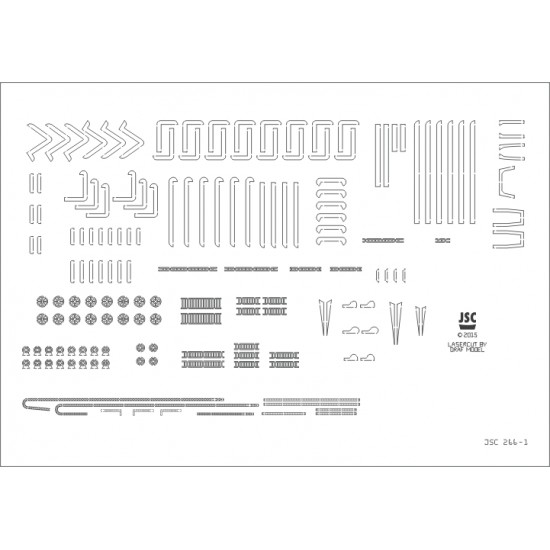 Detale laserowe do S.M.S. DERFFLINGER (JSC 266L)