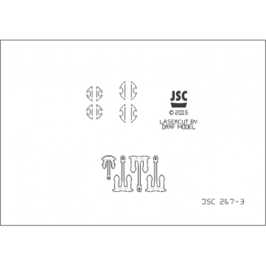 Detale laserowe do pancernika DREADNOUGHT (JSC 267L) Detale laserowe do pancernika DREADNOUGHT (JSC 267L)