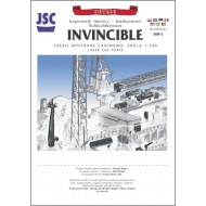 Detale laserowe do brytyjskiego krążownika liniowego INVINCIBLE (JSC 268L)