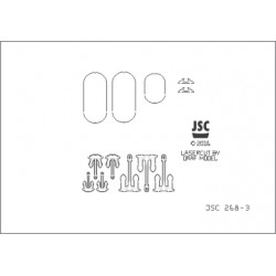 Detale laserowe do brytyjskiego krążownika liniowego INVINCIBLE (JSC 268L)