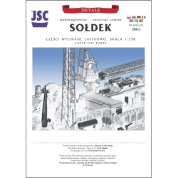 Detale laserowe do rudowęglowca SOŁDEK w skali 1:250 (JSC 294-L)